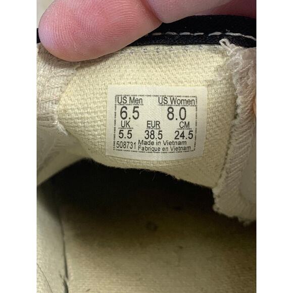 VANS Unisex Adult Classic Black Slip On Sneakers / Size: M 6.5 W 8 - Picture 8 of 9